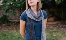 Drop Alpaca Scarf