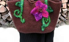 Entangled free bag knitting pattern