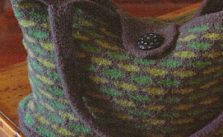 Felted Weekend Tote Free Knitting Pattern
