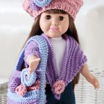 Floral Knit Doll Accessories Free Knit Pattern