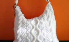 Free Cable Bag Knitting Pattern