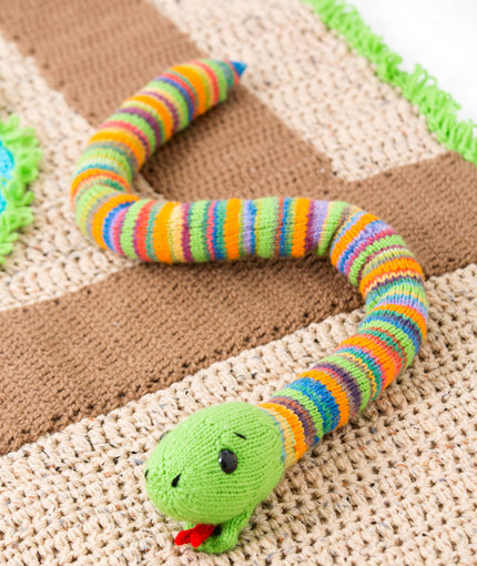 Friendly Snake Free Knitting Pattern