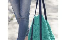 Go Green Market Bag free Knitting Pattern