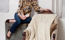 Isle of Aran Throw Free Knitting Pattern