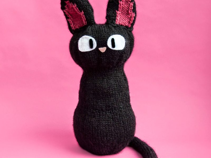 Jiji the Cat Free Toy Knitting Pattern
