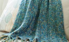 Kachess Ripple Stitch Throw Free Knitting Pattern