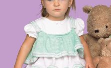 Knit Baby Ruffles Dress Free Pattern