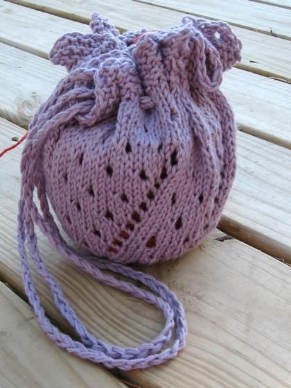 Lacy KiP Bag Free Knitting Pattern