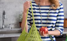 Lacy Knit Market Bag Free Pattern