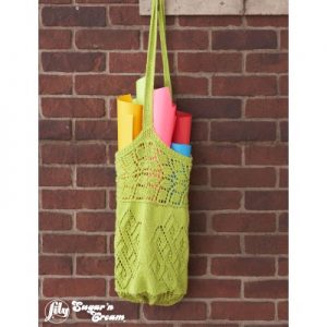 Lacy Market Bag Free Knitting Pattern
