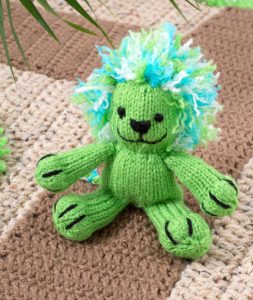 Leon the Lion Free Knitting Pattern