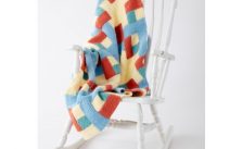 Log Cabin Baby Blanket Free Easy Knit Pattern