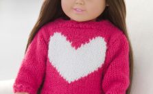 Love My Doll Sweater Free Knit Pattern