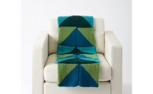 Mountaintop Blanket Free Easy Knit Pattern