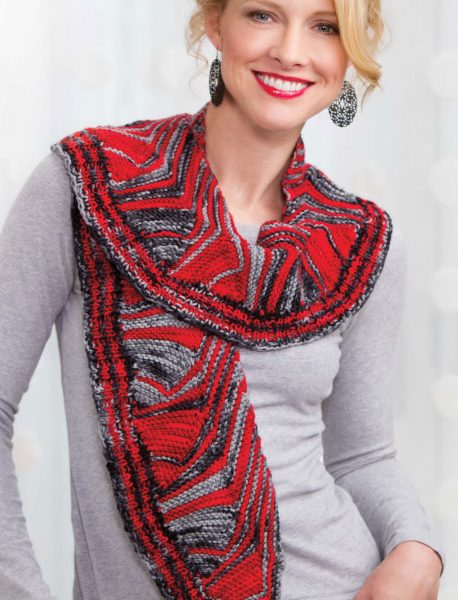Mulitdirectional Scarf Pattern Free