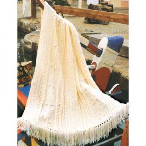 Patons Anchors Aweigh Free Intermediate Afghan Knit Pattern