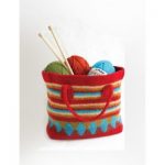Patons Felted Striped Shopping Bag