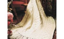 Patons Fisherman Knit Free Intermediate Afghan Pattern