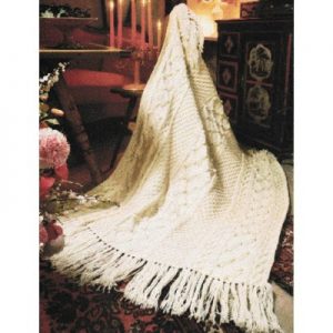Patons Fisherman Knit Free Intermediate Afghan Pattern
