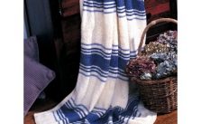 Patons Fresh Stripes Free Easy Afghan Knit Pattern