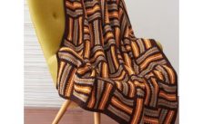 Patons Parquet Motifs Afghan Free Knitting Pattern