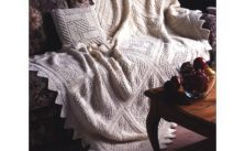Patons Trellis Squares Blanket Free Knitting Pattern