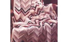 Patons Woven Look Afghan Free Easy Knit Pattern