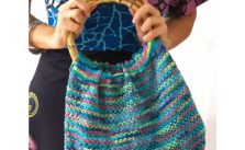 Psychadelic Hobo Bag Free Knitting Pattern