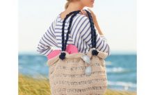 Sea Breeze Beach Bag Free Knitting Pattern