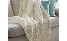 Seaside Lace Blanket Free Knitting Pattern
