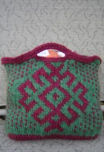 Slavic Star Hand Bag Free Knitting Pattern