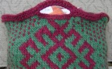 Slavic Star Hand Bag Free Knitting Pattern