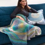 Spiral Knit Lapghan free knitting pattern