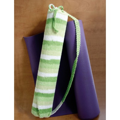 Stripes Yoga Bag Free Knitting Pattern