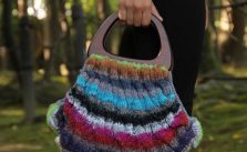 Taiyo Free Cabled Bag Noro Knitting Pattern