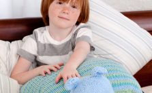 Teddy Bear Pillow Pal Free Knitting Pattern