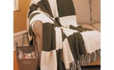 Textured Afghan Squares Free Knitting Pattern