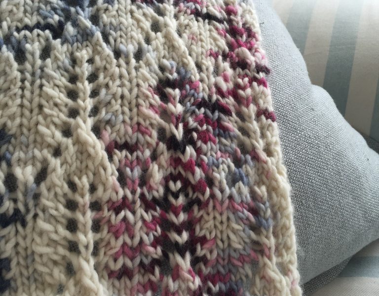 The Lazy Lacey Scarf Free Knit Pattern