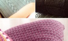 Three variety free knit pillow patterns
