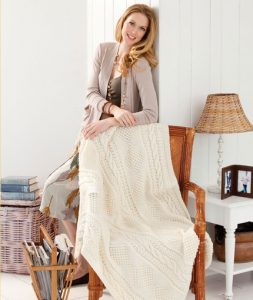 Treasure Chest Throw Free Knitting Pattern