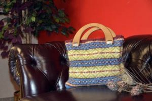 Trees in Water Felted Bag Free Knit Pattern