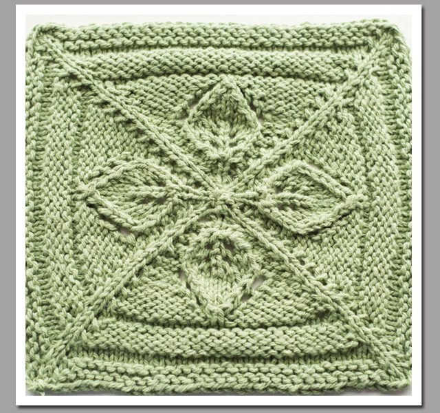 Turn Back Time Spa Cloth free knit pattern