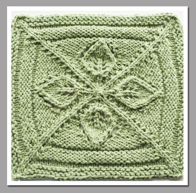 Turn Back Time Spa Cloth free knit pattern