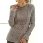 Viking Turid Cabled Sweater Knitting Pattern