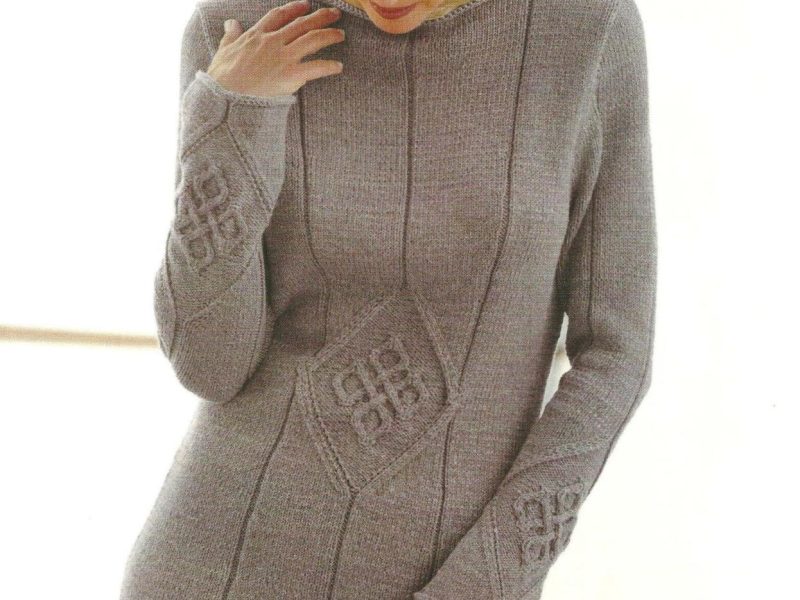 Viking Turid Cabled Sweater Knitting Pattern