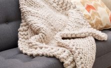 Wonderful Big Stitch Throw Free Knitting Pattern