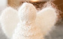 Christmas Cherub Free Knitting Pattern