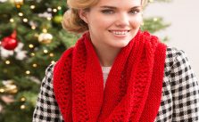 Christmas Cowl Free Knitting Pattern