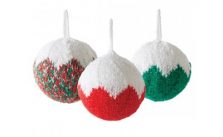 Classic Christmas Tree Ornament Free Knitting Pattern