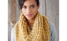 Cushiest Cowl Free Knitting Pattern from Patons